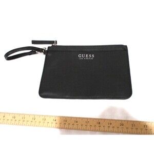 Guess Faux Leather Wristlet Handbag 9x6 in